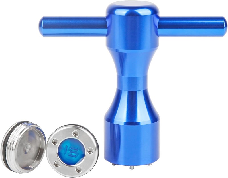 FoFoFo Golf Putter Weights Compatible with Scotty Cameron 2pcs Blue 5g/10g/15g/20g/25g/30g/35g/40g/45g with Wrench Kit Set Compatible with Titleist Scotty Cameron Putter Newport - Image 1